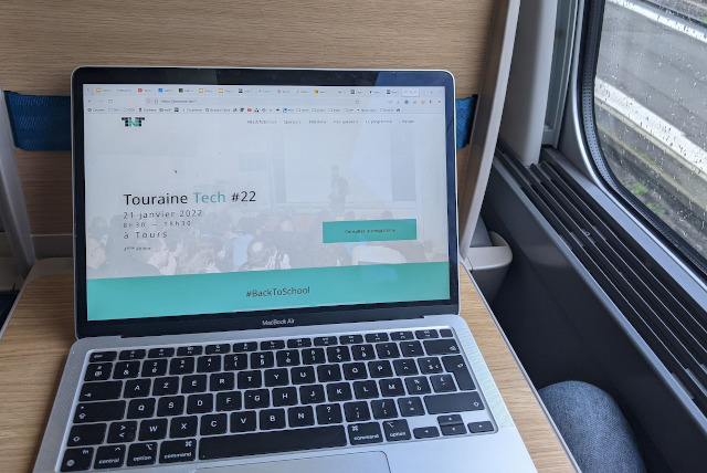 Working in the train...