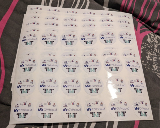 Stickers, stickers everywhere...