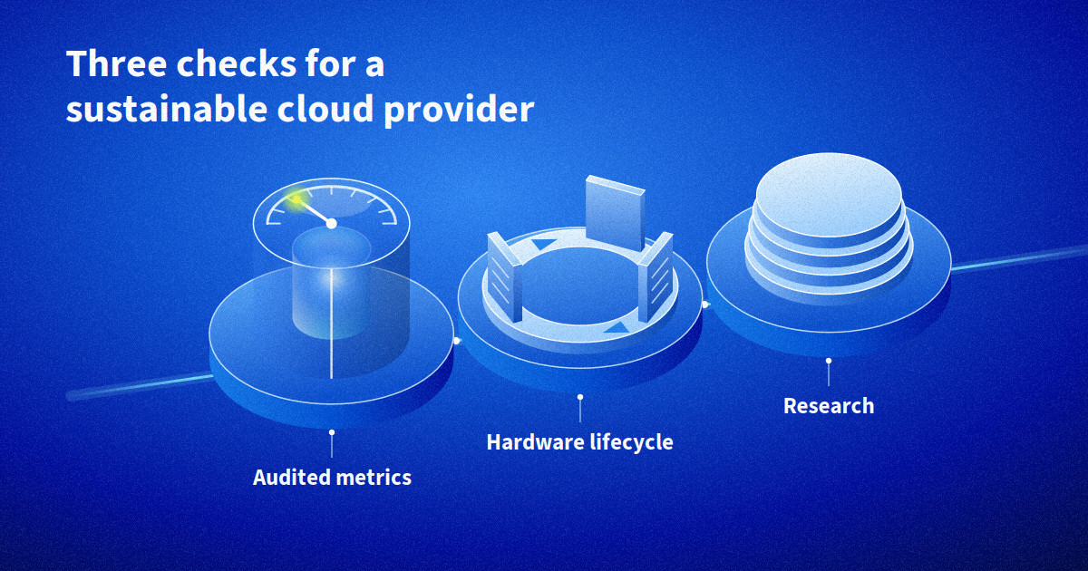 How to Choose a Sustainable Cloud Provider: 3 Verifiable Criteria