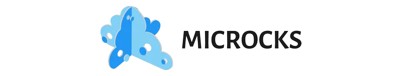 Microcks logo, the open-source API mocking and testing tool
