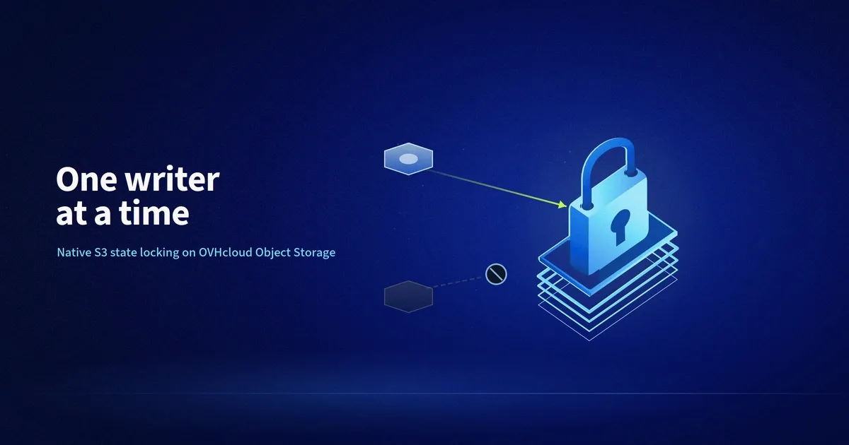 Terraform S3 state locking with OVHcloud Object Storage