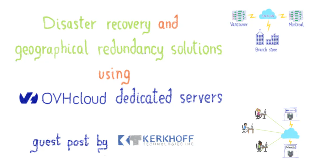 Disaster Recovery and Geographical Redundancy Solutions Using OVHcloud Dedicated Servers