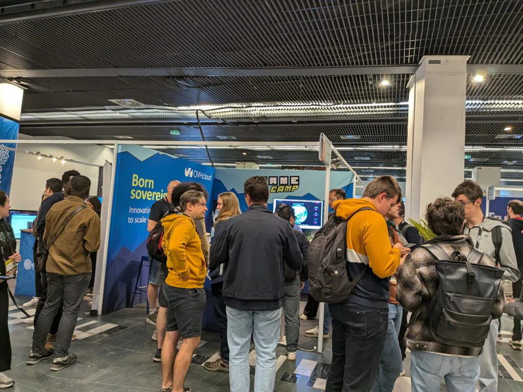 OVHcloud booth at Devoxx France 2026