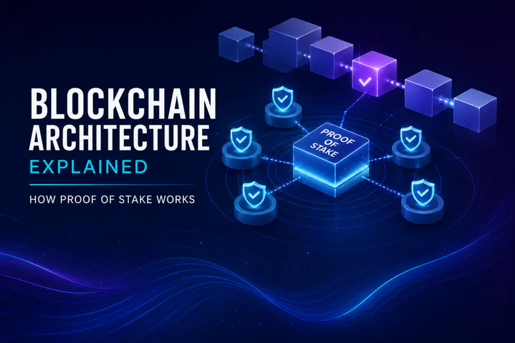 The architecture of blockchain explained: how proof of stake works