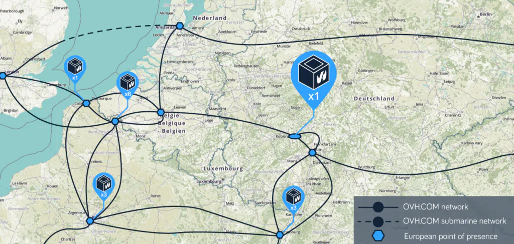 Le 1er des 3 datacenters d’OVHcloud en Allemagne sera implanté près de Francfort