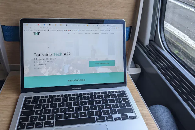 Working in the train...