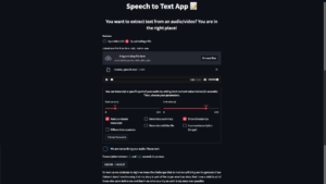 How To Build A Speech-To-Text Application - OVHcloud Blog