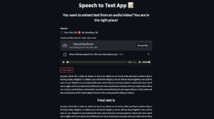 How To Build A Speech-To-Text Application - OVHcloud Blog