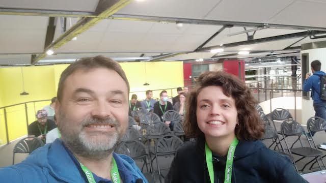 Elea and Stephane at Volcamp.io