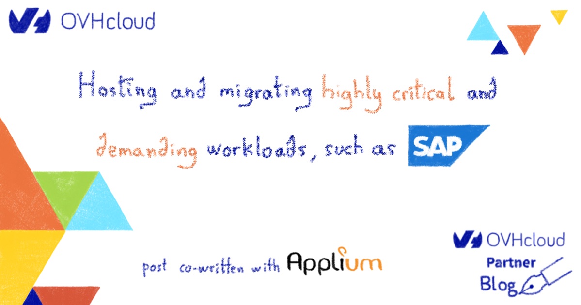 Hosting and migrating highly critical and demanding workloads, such as SAP